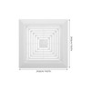 Mipcase Bathroom Ceiling Fan Grille Cover Replacement Vent for Square