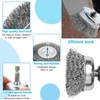 21Pcs Wire Brush for Drill Set for Drill 1/4 Inch