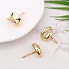3pcs Ponytail Holder Hair Clips, Alloy Gold Hair Cuffs Fashionable