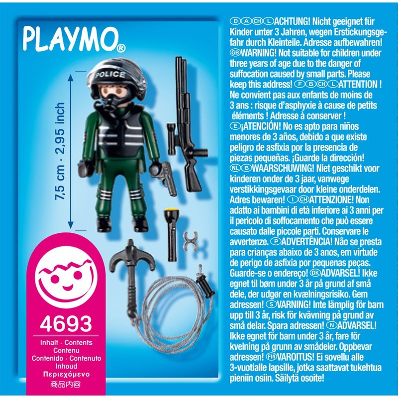PLAYMOBIL 4693 Special Police Special Use