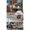 YFFSFDC ウレタンキャスター 5 点セット シャフト 11mm×22mm オフィスチェア交換用 差込式ホイール 360 度回転