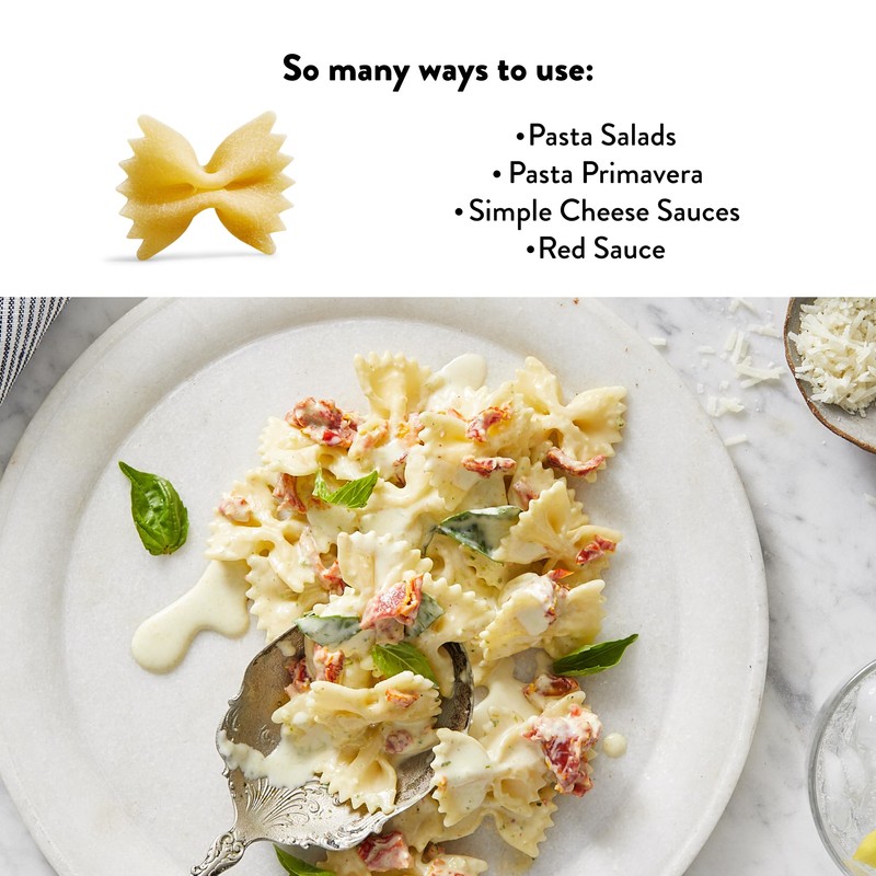 DeLallo Organic Farfalle Pasta, Made with Only 100% Semolina Durum