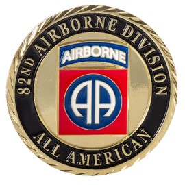 United States Army 82nd Airborne Division All American Challenge Coin