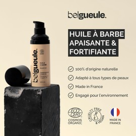 Belgueule Bartöl für Herren, Bio – 2 Stück – stärkend und nährend – 7 natürliche und vegane Öle – hergestellt in Frankreich – Pflege für Bart, Feuchtigkeit und Schutz ohne Fettwirkung