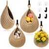 Wall Hanging Baskets for Organizing - 3 Pack Hanging Fruit