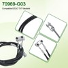 VQQLII Brake Cable kit Compatible 1994-2008 EZGO TXT Medalist Golf