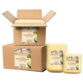 MGL Naturals Raw African Shea Butter Ivory 10 lb 100% Pure and Unrefined. Nourish and moisturize skin and hair. Use alone or DIY recipes. From Ghana, West Africa.