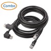 Paquete combinado Cable Matters Cable Ethernet en ángulo recto Cat