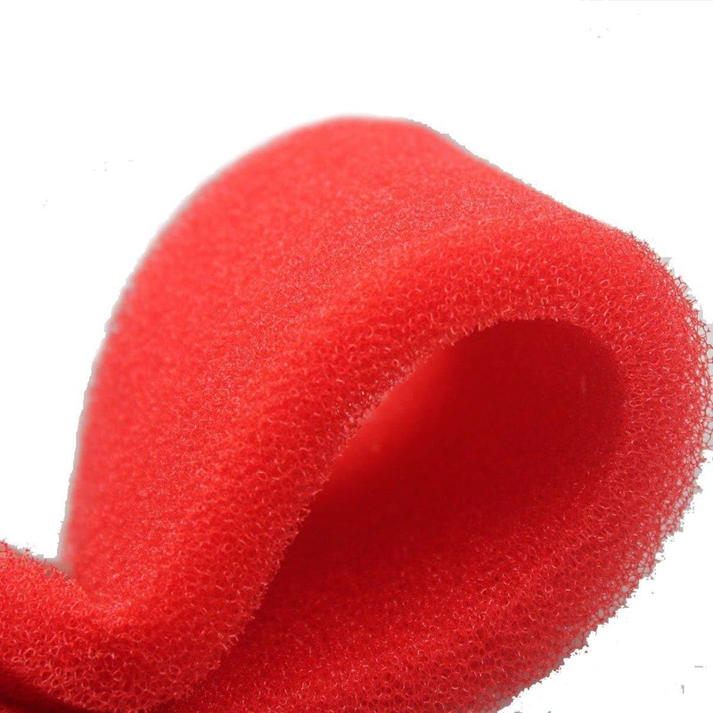 TDR Red 48mm Dual Foam Pod Air Filter Angled Fitting