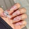 Spring Smell Handmade Nail Tips - Long Coffin / 봄내음