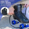 CHICAGO Skates Premium Black Quad Roller Skates for Boys and