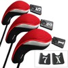 Andux Golf 460cc Driver Fairway Wood Club Head Covers 3pcs/Set