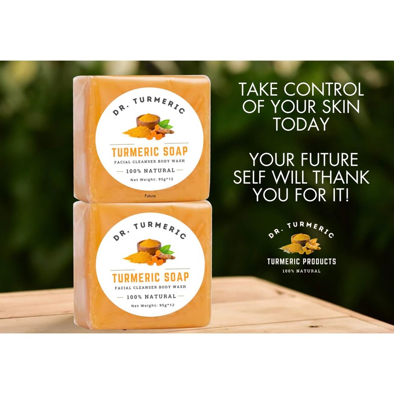 Turmeric Soap Bar | Face & Body Cleanser | Moisturizing