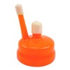 3 Piece Cylinder Airlock with Universal Orange Carboy Cap