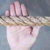 Twisted Manila Hemp Rope (1.25 Inch x 25 Feet) -