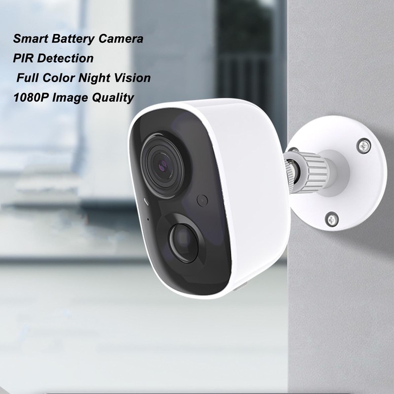 2MP Wireless Battery Camera Night Vision Full Color Monitoring Security