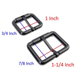 VersaKits 4 Pcs Belt Buckles Replacement 1 Inch Heavy Duty Green Light Gold Single Prong Pin Buckle Hardware for Bag Strap Leather Belt Sewing