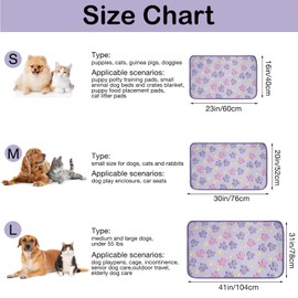 Dono 1 Pack 2 Dog Blankets, Soft Fluffy Fleece Pet Blanket Warm Sleep Mat Paw Print Design Puppy Kitten Throw Blankets Doggy Blanket for Dogs