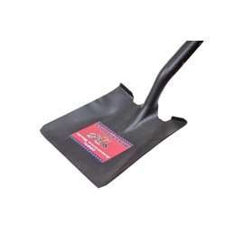Bully Tools 52520 14-Gauge Square Point Shovel with Hardwood Handle and Poly D-Grip