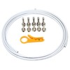 Lava Cable Mini ELC Pedalboard Cable Kit, 10 Feet White