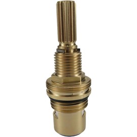 Adaptador de grifo Reemplazo de carrete de agua fría y caliente Cartuchos de disco de vástago de cerámica de latón para lavabos Cartuchos de disco de vástago de cerámica de latón duraderos