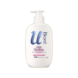 Biore u The Body Liquid Type, Brilliant Bouquet Scent, Pump, 16.2 fl oz (480 ml), Highly Lubricated Formulated Silky Foam, Body Soap, Gorgeous Brilliant Bouquet Scent, 1 x 16.2 fl oz (480 ml)