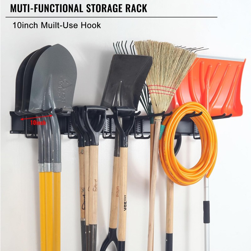Aking Ace Wall Mount Tool Storage Rack, Heavy Duty Garage