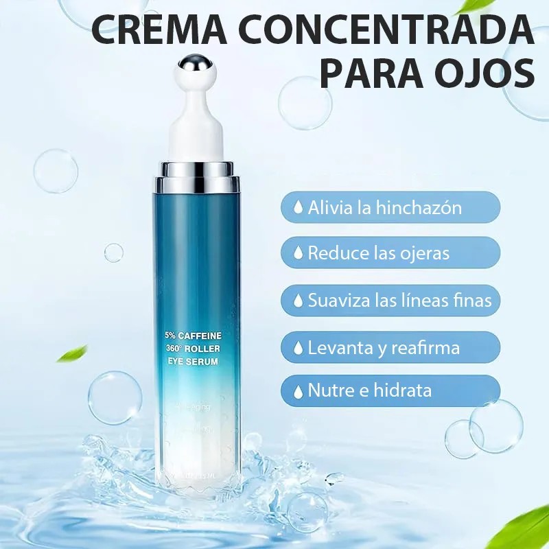 Crema Para Under Eye Roller Serum Con Cafeína Para Ojos