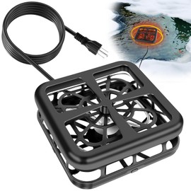 GJL Floating & Submersible Pond Heater, 1000W Pond Heaters for Outdoor Ponds with Fish, Thermostat Control Pond Deicer Koi Pond Heater Stock Tank Heater Water Trough Heater for Winter