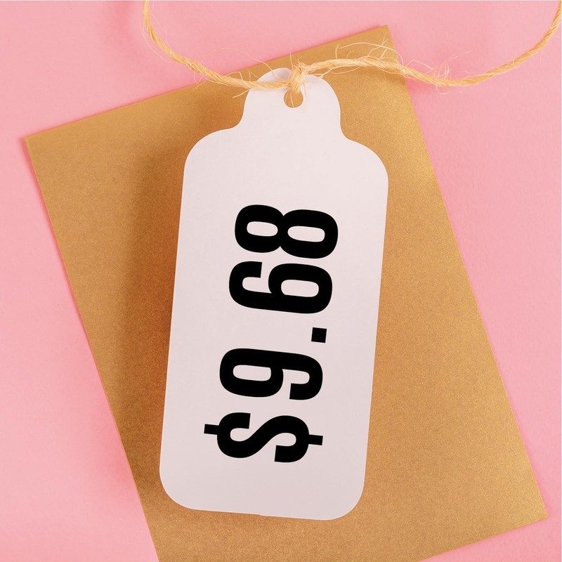 Number Stickers Large Waterproof Sticker Number Sticker Large Black White