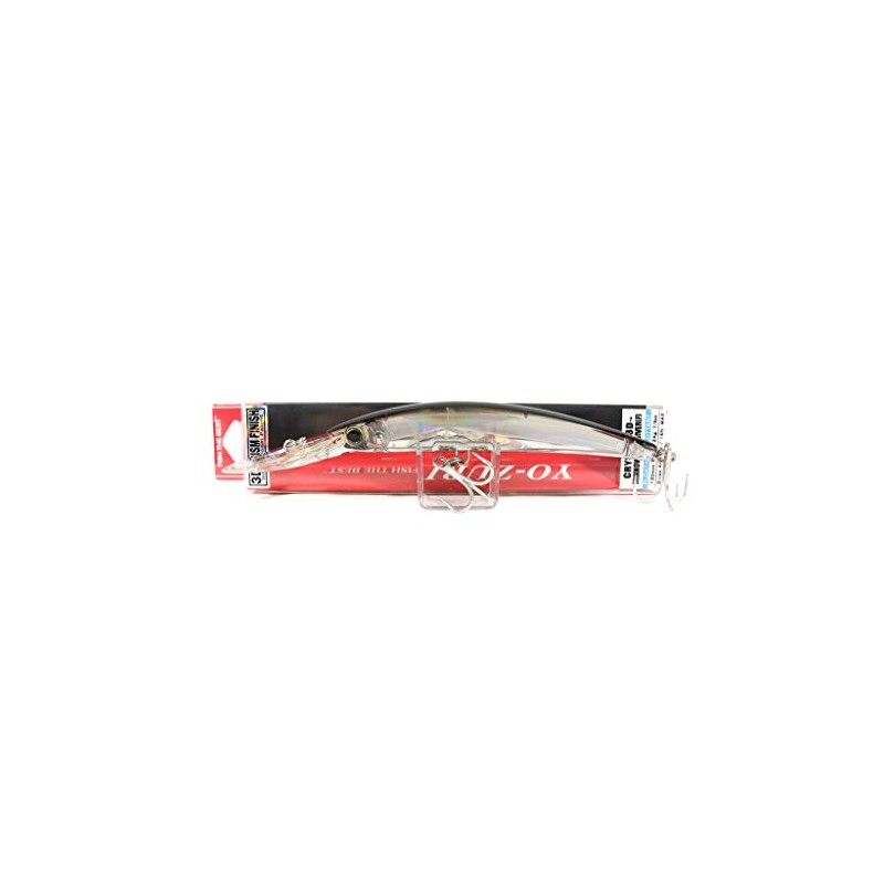 Yo-Zuri Crystal 3D Minnow Deep Diver Lure, Silver Black, 5-1/4-Inch