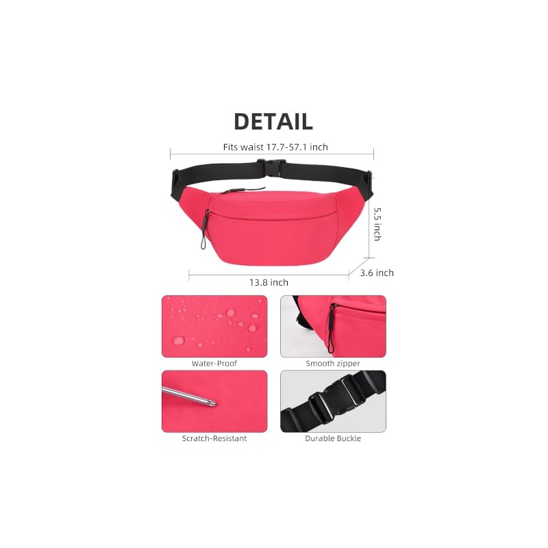Riñonera impermeable para hombres y mujeres para correr Wais Pack