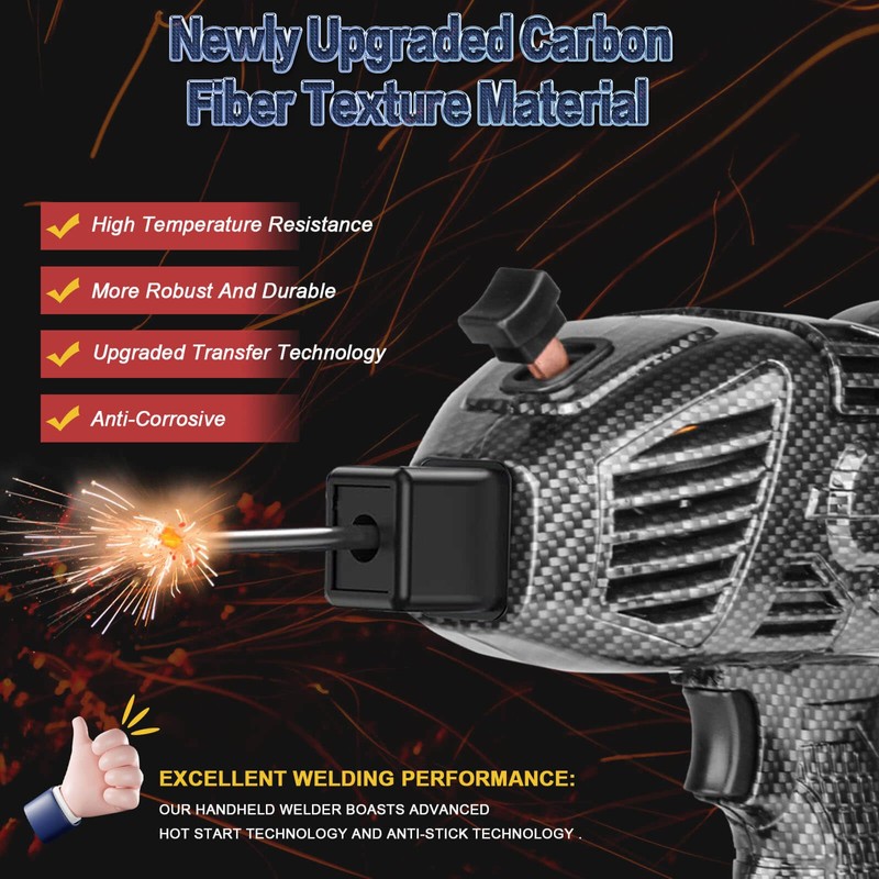 Welding Machine Handheld,20-120A 110V Portable Stick Welder 20pcs Rods,IGBT Hand