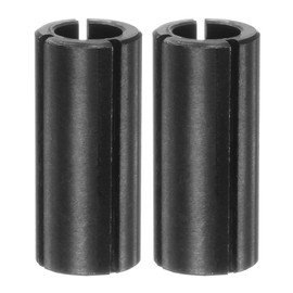 sourcing map Router Collet Chuck Driver Adapter 1/2" (12.7mm) to 5/16"(7.94mm) Carbon Steel CNC Engraving Bit Router Converter for Woodworking Engraving Machine Tool 2pcs