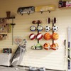 Feyejade 8 Tier Detachable Wall Mounted Basketball Rack,Vertical/Horizontal Football Holder,Holds