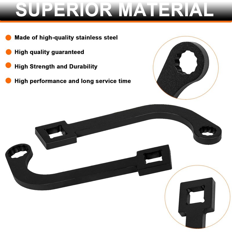 YMT 12MM & 15MM Turbo Charger Bolt Wrench 12-Point Wrench