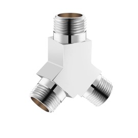 Add-A-Tee G1/2" Hose Connector Adapter for Angle Valve Adapter Shower Arms Toilet Bidet Sprayer Hose Fittings (3 Way Y1)