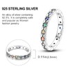 Parmuz 925 Sterling Silver Rings for Women Delicate Stackable Ring