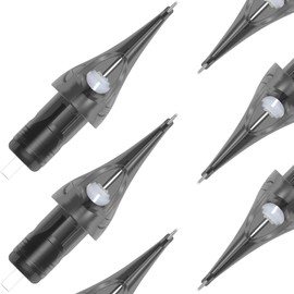 Applicator Tips DIRK 20-Piece #12 1209RL Tattoo Needles, ​Durable & Reliable, Bold Fine Line Disposable Set