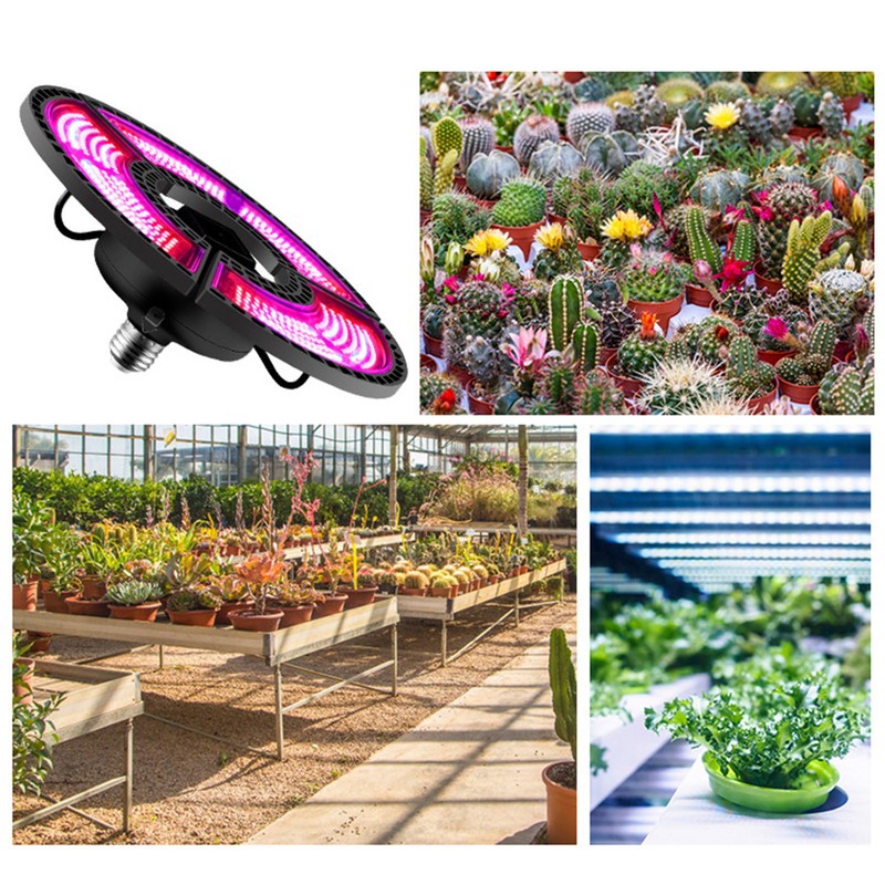 LED Grow Light E27 E26 Lamp Head Folding Waterproof Indoor