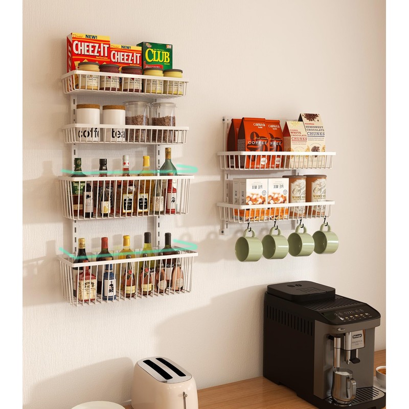 Mefirt Over The Door Pantry Organizer, Pantry Organization and Storage,