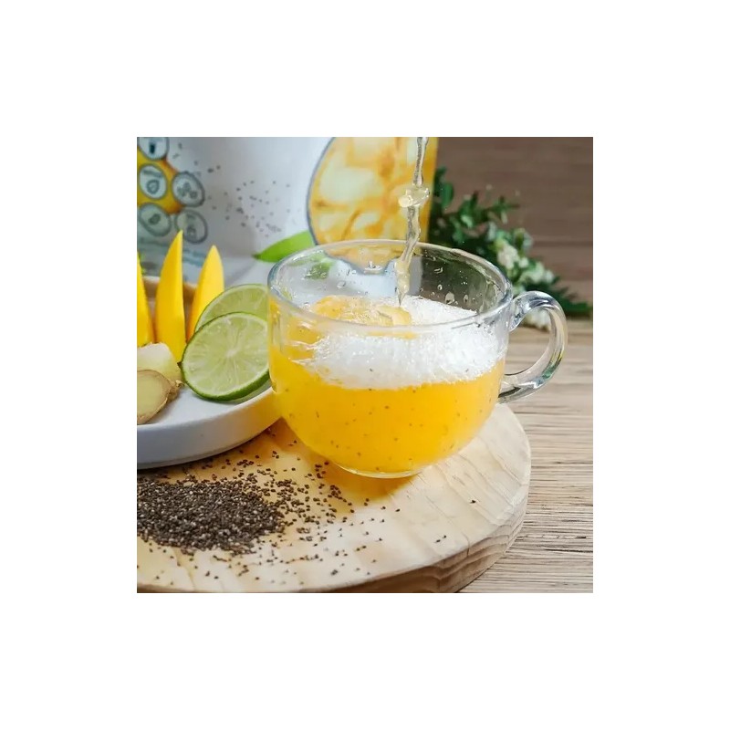 Probiotea Mango Jengibre, Añadida Con Chía 0% Zaaté Frutal