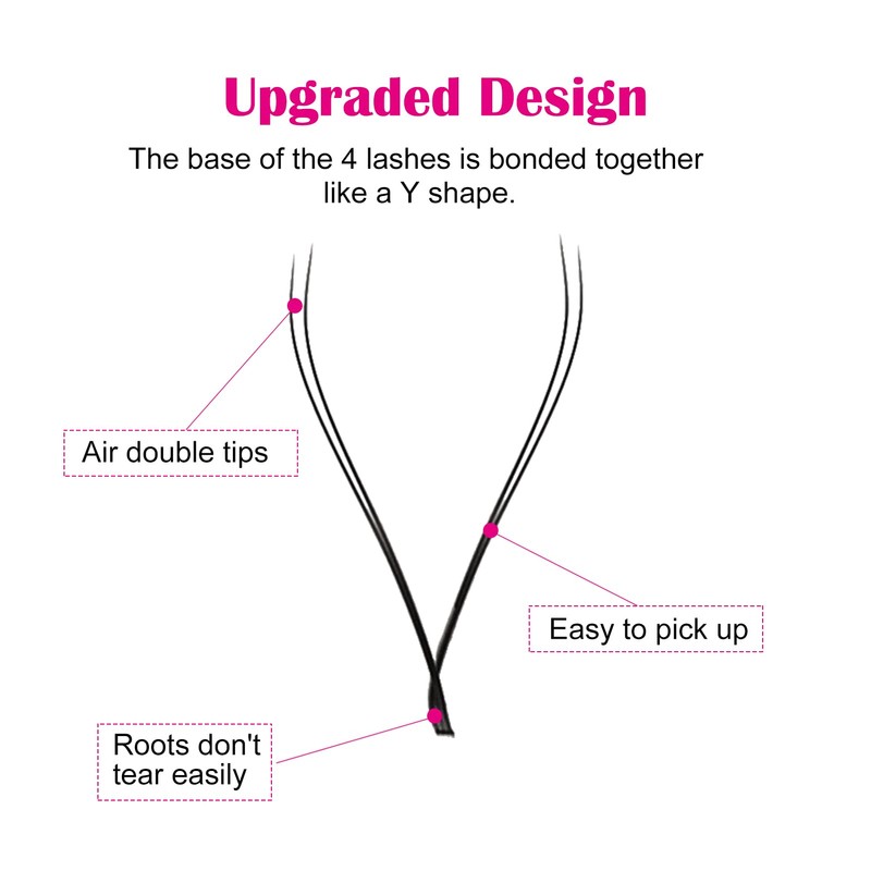 Lash Extension YY Lashes D Curl Mix Length 15-20mm Pre