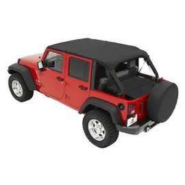 Bestop 5258135 Black Diamond Safari-Style Top for 2007-2009 Wrangler Unlimited
