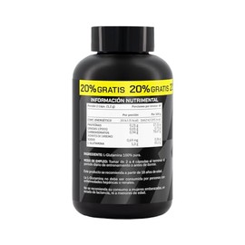 Prowinner Glutamina Suplemento Alimenticio 100 Pura Antioxidante Post Workout 120 Cápsulas 600mg