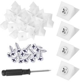 Drawer Repair Kit Drawer Supports Drawer Bottom Sagging Repair Fix Mending Wedges with Screws for Furniture Chest Drawer Bottom Repair Fixing Mending Wedges Drawer 60 Pcs