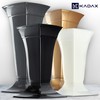 KADAX Grave Vase with Base, Plastic Cemetery Vase, Flower Vase
