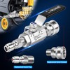 Boltigen 5000 PSI High Pressure Washer Ball Valve Kit, 3/8"
