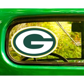 Bumper 2 GREEN BAY PACKERS DECALs Sticker Bogo For Car Window Free Shipping - 3.5"