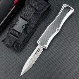 MT-8870 Tactical Rescue Outdoor High Hardness 440C Steel Pocket Knife Portable EDC Survival Hunting Multi-Purpose Camping Knifecolor: 8870D-E264, blade length: 7.8cm, blade width: 1.6cm, type: Linoleum & Vinyl Knives